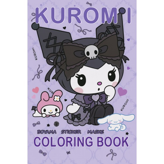 Kuromi Boyama Kitabı 16 Sayfa