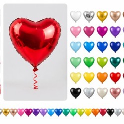 Uçan Kalpli Folyo Balon 
