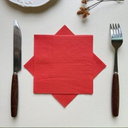 Toptan Kırmızı Kağıt Peçete. (16 Adet) Toptan Kırmızı Kağıt Peçete. (16 Adet)