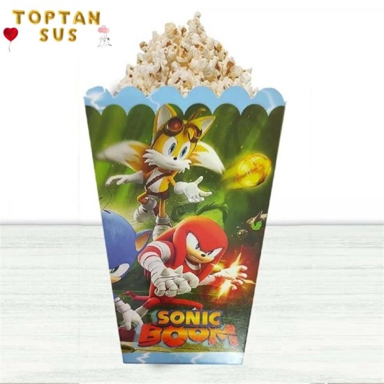 Toptan Sonic Boom Mısır Kutusu 8 Adet