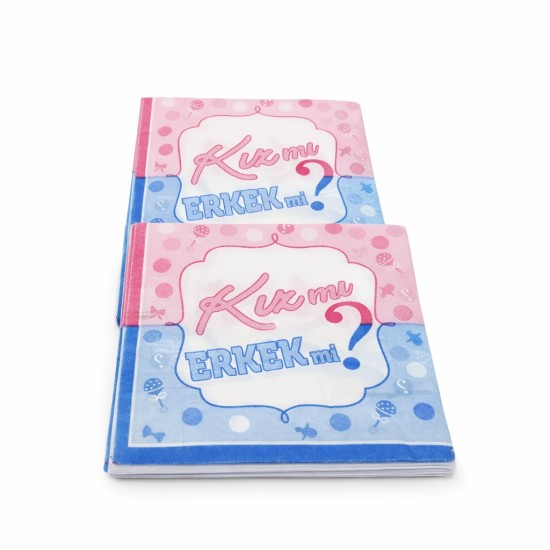 Toptan Cinsiyet Peçete (16 Adet)