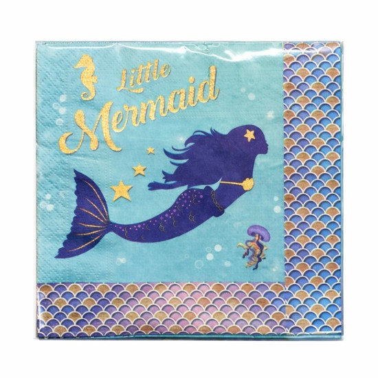 Toptan Deniz Kızı Peçete (16 Adet)