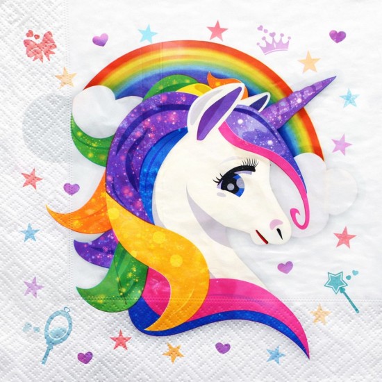 Toptan Kağıt Peçete Unicorn (16 Adet)
