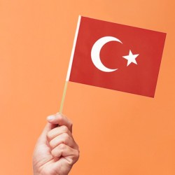 Toptan Ahşap Çıtalı Kuşe Bayrak 20x30 cm 50 li Toptan Ahşap Çıtalı Kuşe Bayrak 20x30 cm 50 li