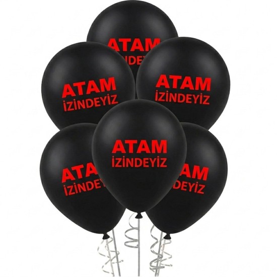 Toptan Atatürk Baskılı Lateks Balon 100 Adet Toptan Atatürk Baskılı Lateks Balon 100 Adet