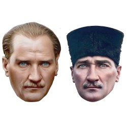 Toptan Atatürk Maske Seti 2 li Toptan Atatürk Maske Seti 2 li