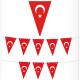 Toptan Ay Yıldız Üçgen Flama 250 cm Toptan Ay Yıldız Üçgen Flama 250 cm