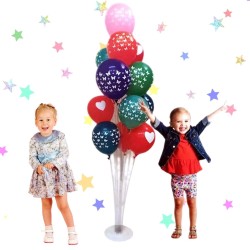 Toptan 140 cm 13 Balonluk Balon Standı