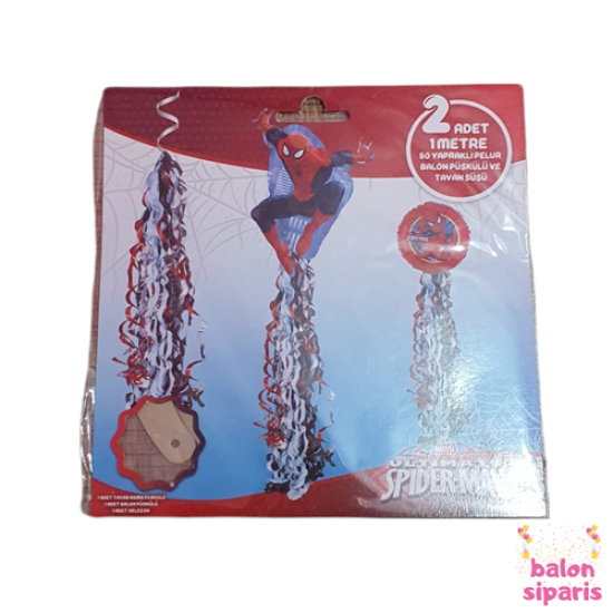 Toptan Spiderman Balon Püskülü