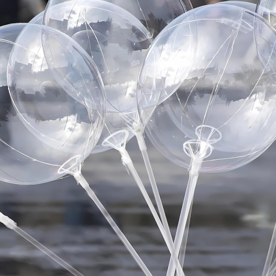 Toptan Folyo Balon Çubuğu Seti 50 Cm