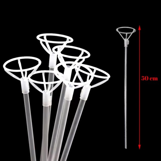 Toptan Folyo Balon Çubuğu Seti 50 Cm