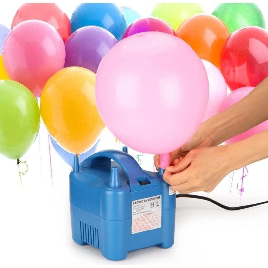 Toptan Çift Çıkışlı Elektrikli Balon Şişirme Pompa Makinası
