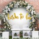 Toptan Bride To Be İmza Altın Folyo Balon Set Toptan Bride To Be İmza Altın Folyo Balon Set