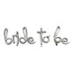 Toptan Bride To Be İmza Gümüş Folyo Balon Set Toptan Bride To Be İmza Gümüş Folyo Balon Set
