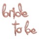 Toptan Bride To Be İmza Rose Gold Folyo Balon Set Toptan Bride To Be İmza Rose Gold Folyo Balon Set