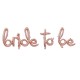 Toptan Bride To Be İmza Rose Gold Folyo Balon Set Toptan Bride To Be İmza Rose Gold Folyo Balon Set