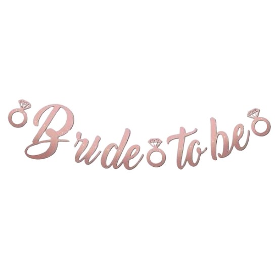 Toptan Kaligrafi Banner Bride To Be Rose Toptan Kaligrafi Banner Bride To Be Rose