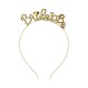 Toptan Bride To Be Metal Taç Gold Altın Toptan Bride To Be Metal Taç Gold Altın