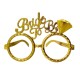 Toptan Bride To Be Plastik Gözlük Taç Set Gold
