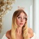 Toptan Bride To Be Plastik Gözlük Taç Set Rose Gold Toptan Bride To Be Plastik Gözlük Taç Set Rose Gold