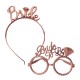 Toptan Bride To Be Plastik Gözlük Taç Set Rose Gold Toptan Bride To Be Plastik Gözlük Taç Set Rose Gold