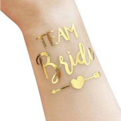 Toptan Bride To Be Dövme Gold Altın