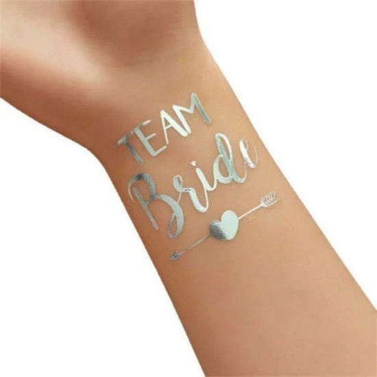 Toptan Bride To Be Dövme Gümüş Toptan Bride To Be Dövme Gümüş