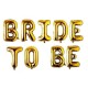 Toptan Bride To Be Gold Altın Folyo Balon Set Toptan Bride To Be Gold Altın Folyo Balon Set
