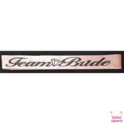 Toptan Team Bride Yıldızlı Kuşak Pembe Üstü Gümüş