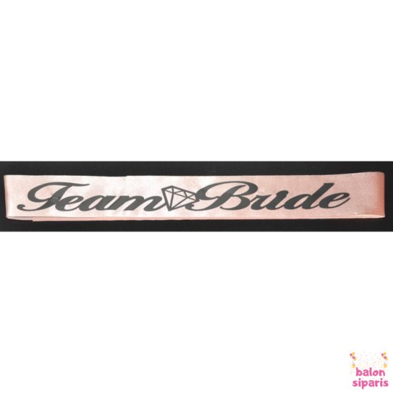 Toptan Team Bride Yıldızlı Kuşak Pembe Üstü Gümüş