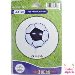 Toptan Siyah Beyaz Futbol Topu Folyo Balon