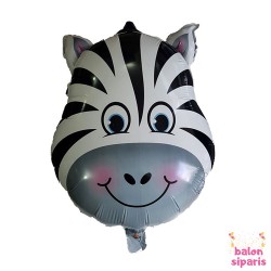 Toptan Safari Hayvanları Folyo Balon Zebra