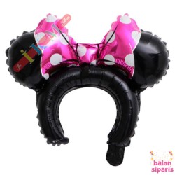 Toptan Minnie Mouse Taç Folyo Balon