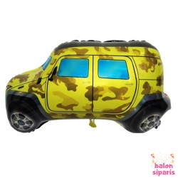 Toptan Sarı Jeep Folyo Balon