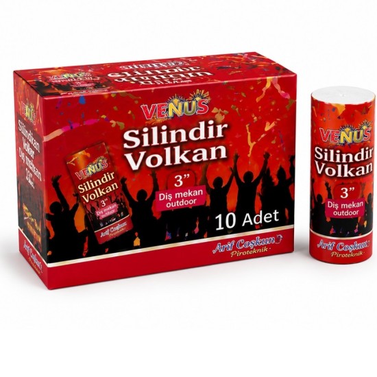Dış Mekan Silindir Volkan