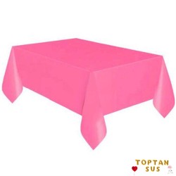 Toptan Pembe Masa Örtüsü 120X180 Cm