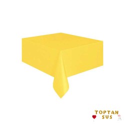Toptan Sarı Masa Örtüsü 120X180 Cm 