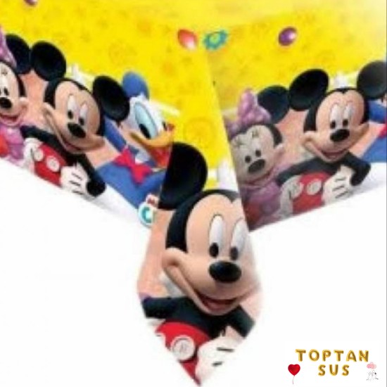 Toptan Mickey Masa Örtüsü 120x180 Cm