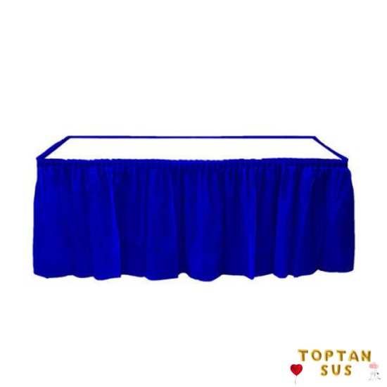 Toptan Plastik Lacivert Masa Eteği 75 X 426Cm