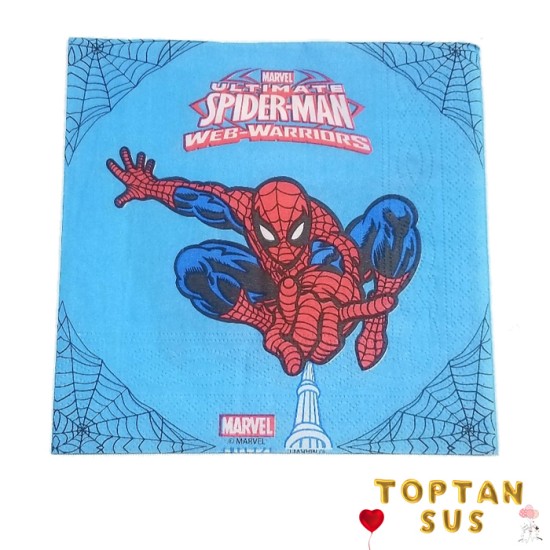 Toptan Spiderman Peçete