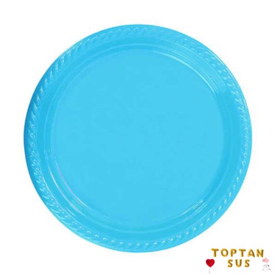 Toptan Mavi Plastik Tabak 25’Li Toptan Mavi Plastik Tabak 25’Li