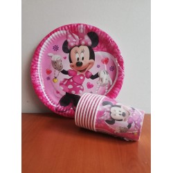 Toptan Minnie Mouse Tabak Bardak Set