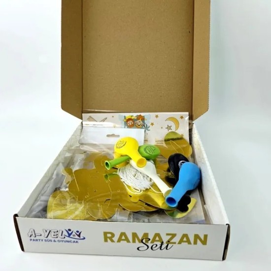 Hoş Geldin Ramazan Süsleme Kutulu Set 6 Parça – Toptan