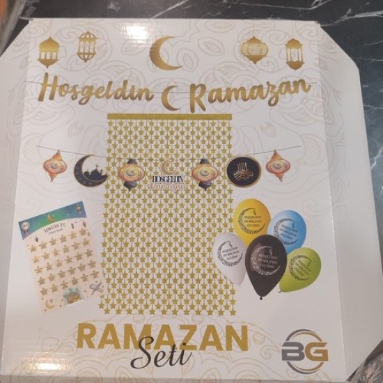 Hoş Geldin Ramazan Süsleme Kutulu Set 6 Parça – Toptan