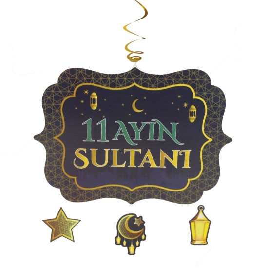 Toptan 11 Ayın Sultanı Büyük Tavan Kapı Süs