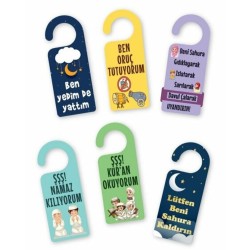 Ramazan Kapı Kolu Askısı 6’lı Set (Toptan)