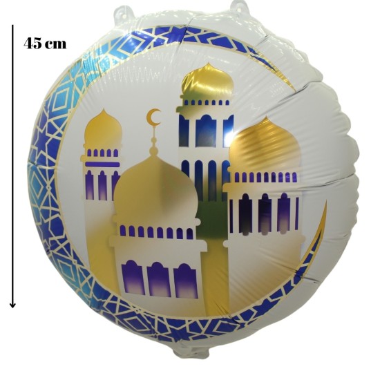 Toptan Kubbe ve Hilal Figürlu Folyo Balon