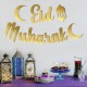 Toptan Eid Mubarak Ramadan Kaligrafi Banner