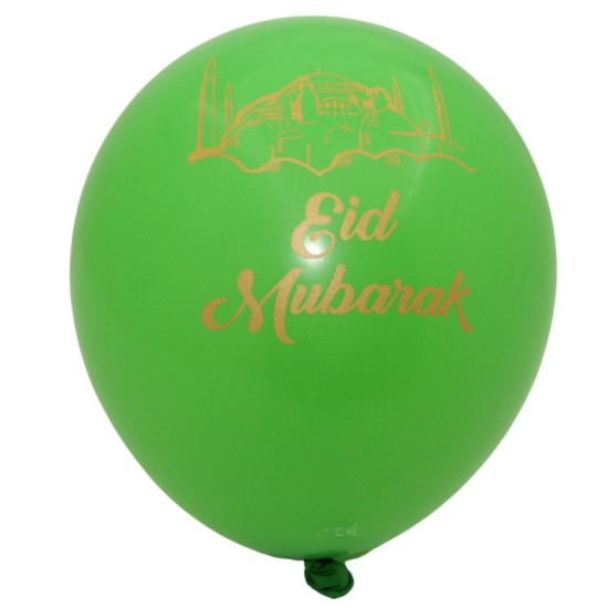 Eid Mubarek Baskılı Balon 100 Adet