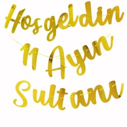 Toptan Hoş geldin 11 Ayın Sultanı Kaligrafi Banner